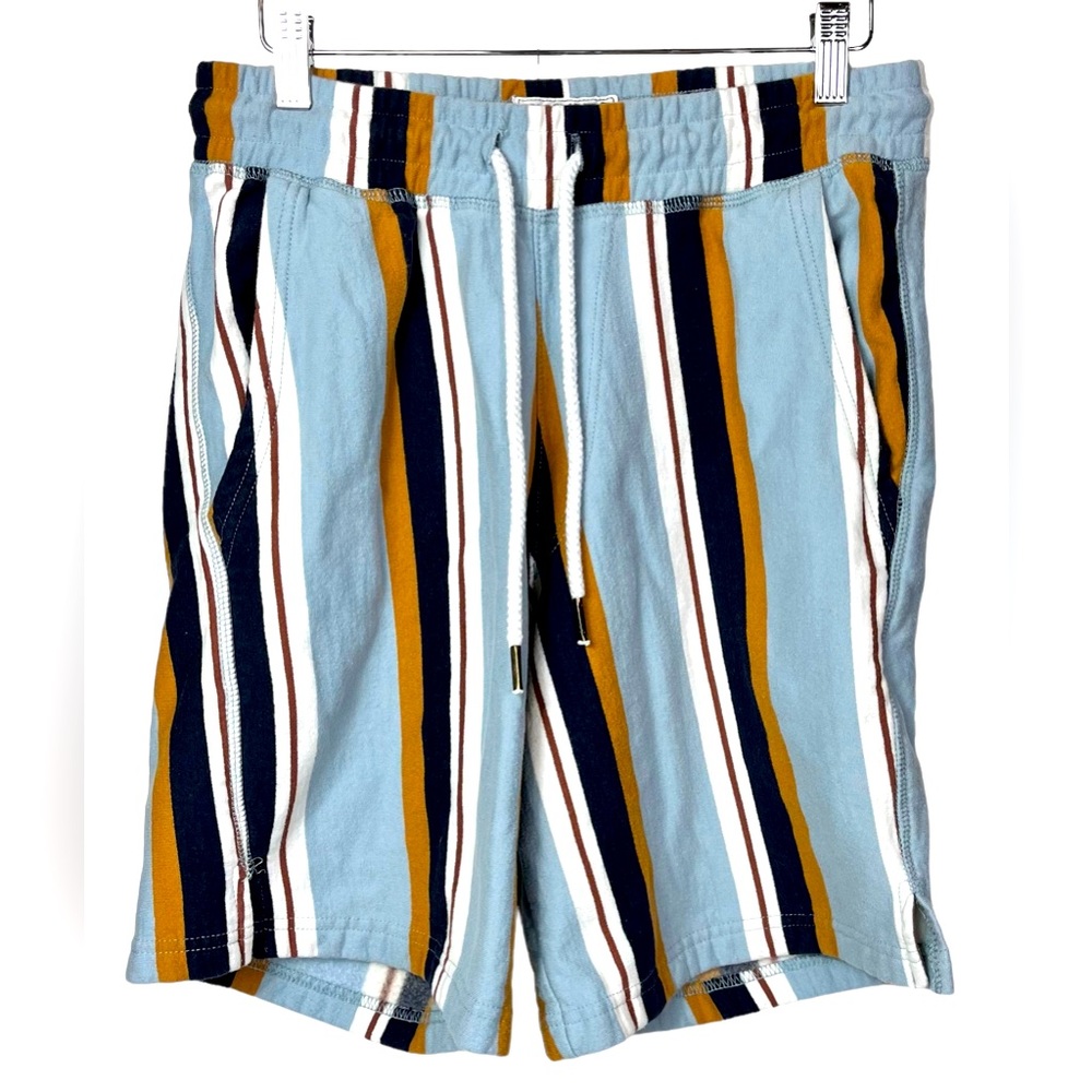 Free Planet Men's Stripe Shorts With Drawstring | Size: Large